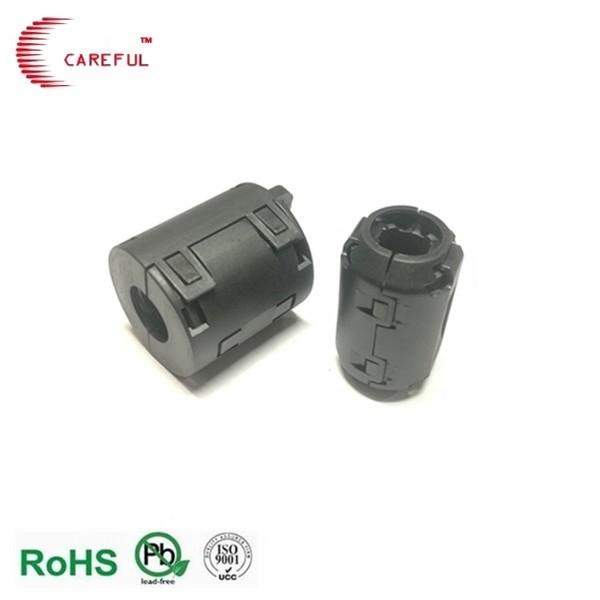 Couleur noir, gris et blanc Rohs ISO9001 deux pièces EMI Ferrite Clamp Core Pour l'utilisation EMI