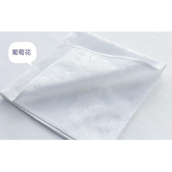 Custom Logo Cloth Dinner Napkin 100% Cotton With Colored Stripes