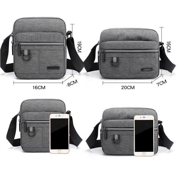 OEM ODM Nylon Mens Designer Shoulder Bags Messenger Bag For Travel Outdoors