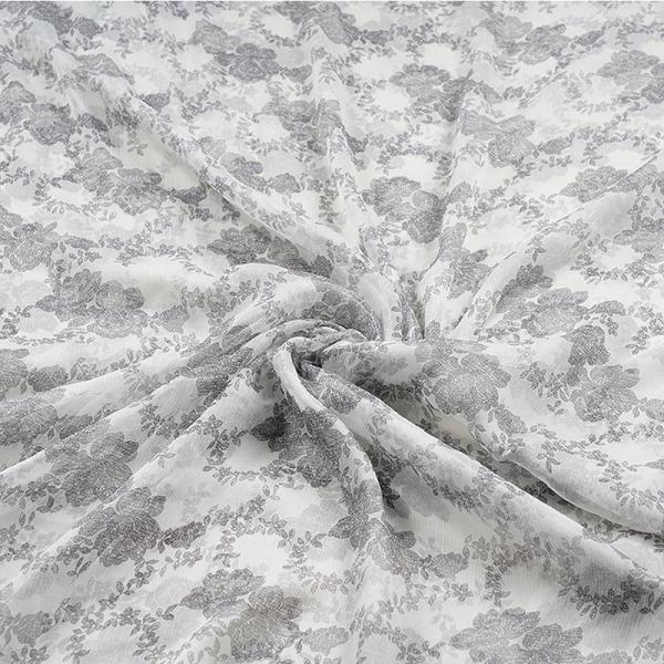 Digital Printed 44 inch Silk Georgette Chiffon Fabric Crepe De Chine Material
