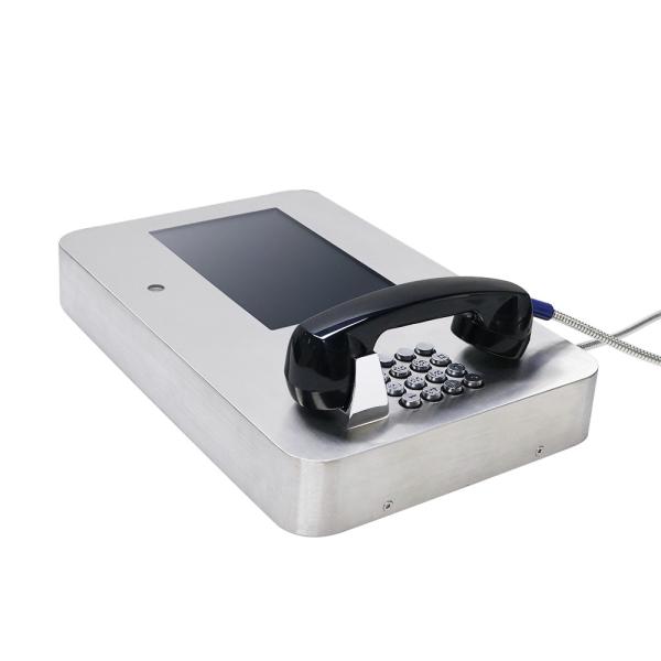 10,1 de” telefones video da visitação 1280*800 IPS SUS316
