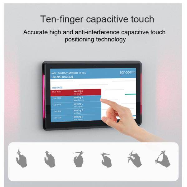 10 Inch Wall Mounted LCD Touch Screen Time Attendance Machine