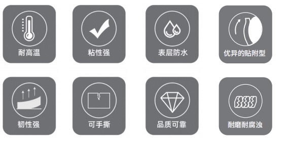 General Purpose PVC Duct Tape 0.3mm Waterproof PVC Pipe Leak Repair Tape