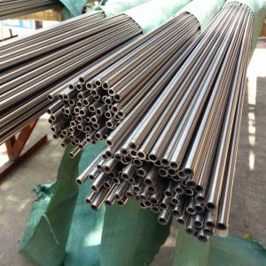 ASTM 201 202 Tube sans soudure en acier inoxydable étiré à froid, finition polie ronde, pour système de tuyaux d'échappement automobile