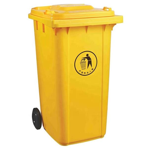 Hospital dustbin biohazard wheelie bin Plastic Products Hdpe Hazardous Waste Containers Biohazard Trash Bins