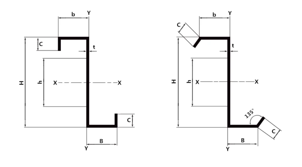 Z Beam Channel Steel Galvanized Z Beam Purlin Galvanized Z Type Sheet Pile (Сталь цилиндрированная)