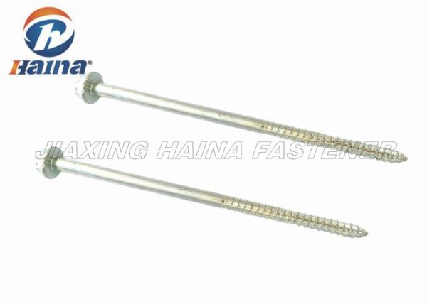 DIN 6928 Stainless Steel Hexagon Flange Head Self Tapping Screws / M10 Flange Bolts
