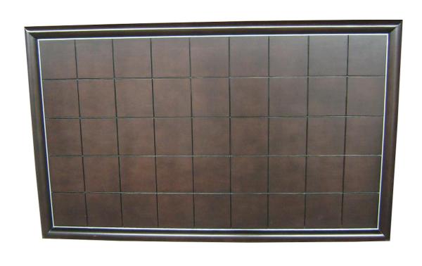 Walnut wood veneer with reveals king size headboard of hotel bedroom furniture,hospitality casegoods