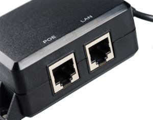 IEEE802.3af 13W 1 Port PoE Ethernet Splitter 9Vdc 1.5A For Network Camera ONU