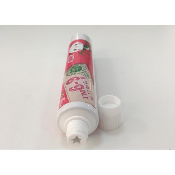 40g tube de alumination d'emballage de pâte dentifrice stratifié par barrière du diamètre 25 avec la forme d'étoile