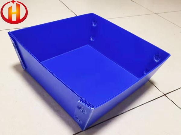 High Strength 4mm Corrugated Plastic Totes With Lids Eco Friendly Correx