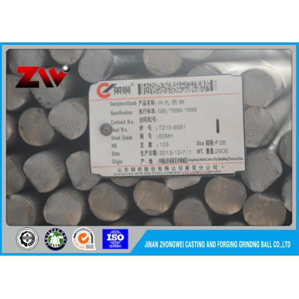 B2 acero 60Mn que muele las medias bolas de acero para la industria de pulido del molino de bola