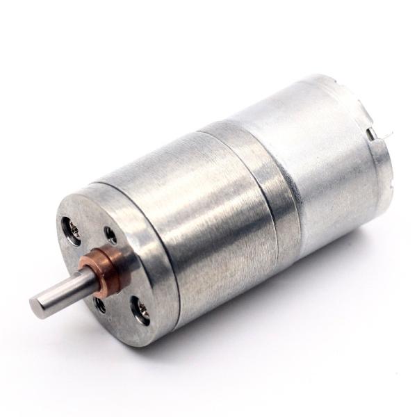 ASLONG Mini Metal Gear Motor JGA25-310 25mm High Torque Low Speed Metal Gear Low Speed Small Motor 12V DC Motor