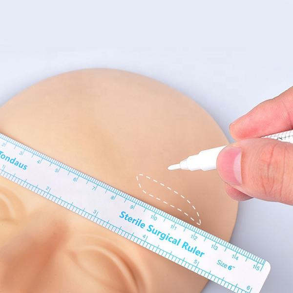 белая водоустойчивая ручка отметки брови 12g для располагать татуировки