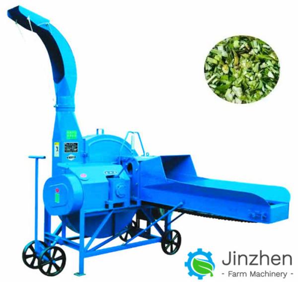 small Chaff Straw Crusher Poultry Animal Cattle Feed Grass Shredder Silage Chopper Fodder Forage Hay Chaff Cutter