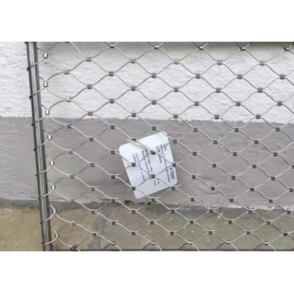 AISI316 50*50mm Balustrade Cable Mesh Heavy Duty X Tend CE/SGS Certified