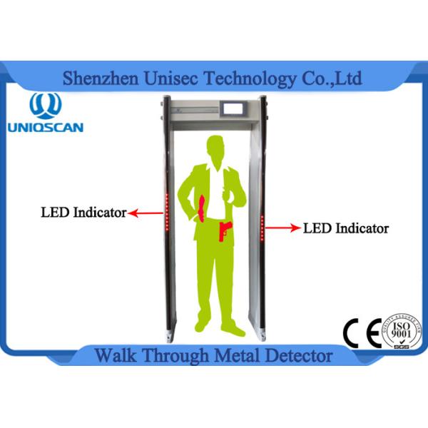 Bus / Train Station 33 Zones Archway Metal Detector With 7 inch LCD Display