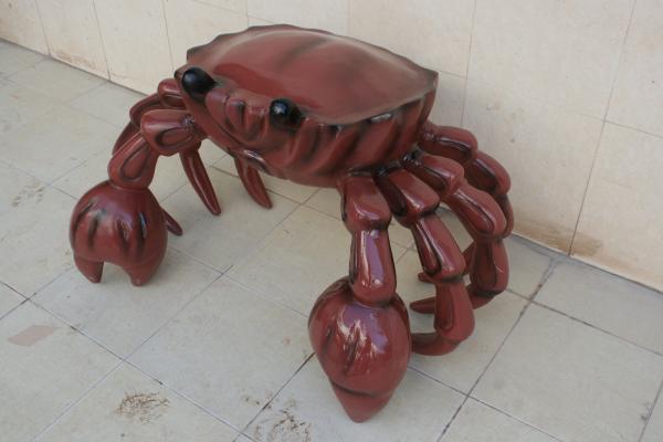 Small Bread Crab Furniture Sculptures Chair Balloon Style