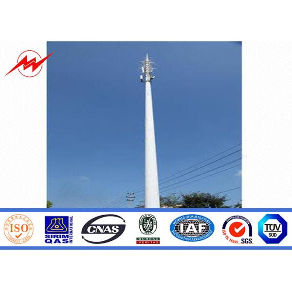 Communication Distribution Mono Pole Tower Customized Tapered 90 FT - 100 FT