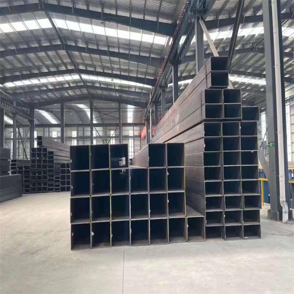20mm Black Square Rectangular Steel Pipe Tubes Seamless Metal Carbon