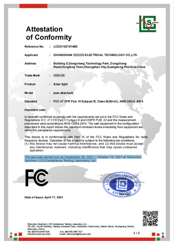 Shenzhen Bosllo Technology Co., Ltd. Сертификации