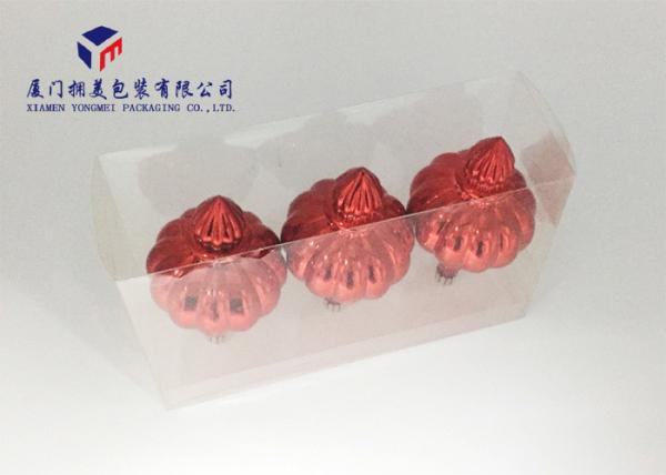 Beautiful Hard Plastic Box Packaging 0.2mm Clear PET Plastic Box Pack 3 Lantern