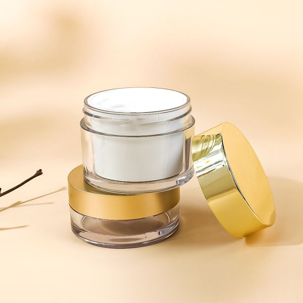 Food-Grade PET Plastic Cream Jar with Leak-Proof Screw Lid and Customizable Printing for Cosmetic and Skincare Packaging