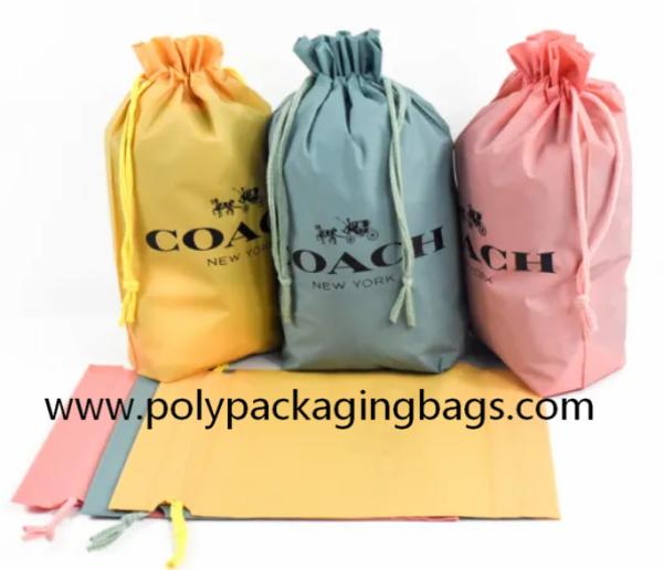 Sacos de cordão impermeáveis W42 da corda do algodão do PE plástico x L44cm