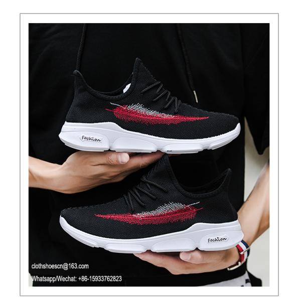 Running Shoes Sports Shoes For Couples Textile Fabric Upper PVC Outsole Shoes