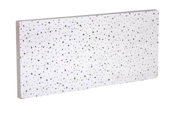 600*1200mm Tabuleiro decorativo de fibras de lã mineral / painel com forte durabilidade
