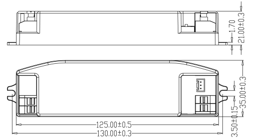 20W Modern LED Driver with Microwave Motion Sensor for Linear