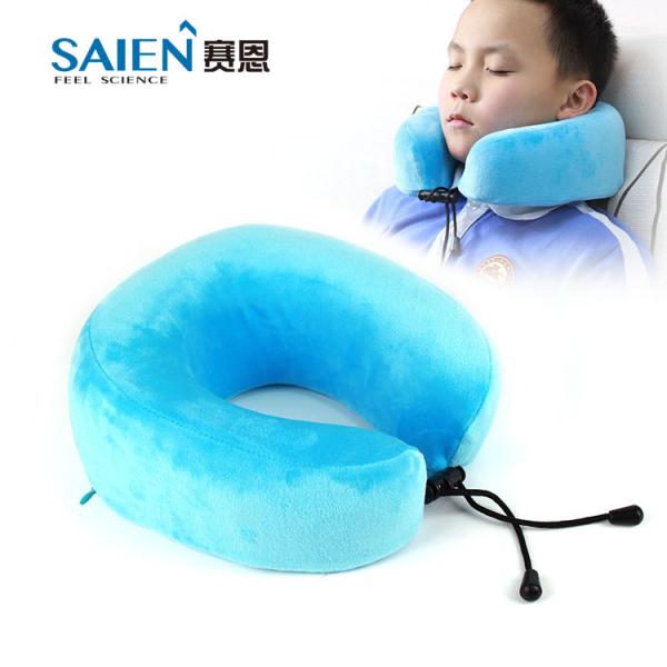 2021 Memory Foam Portable Travel Neck Pillow for Kids Children Neck Support Nap Pillows