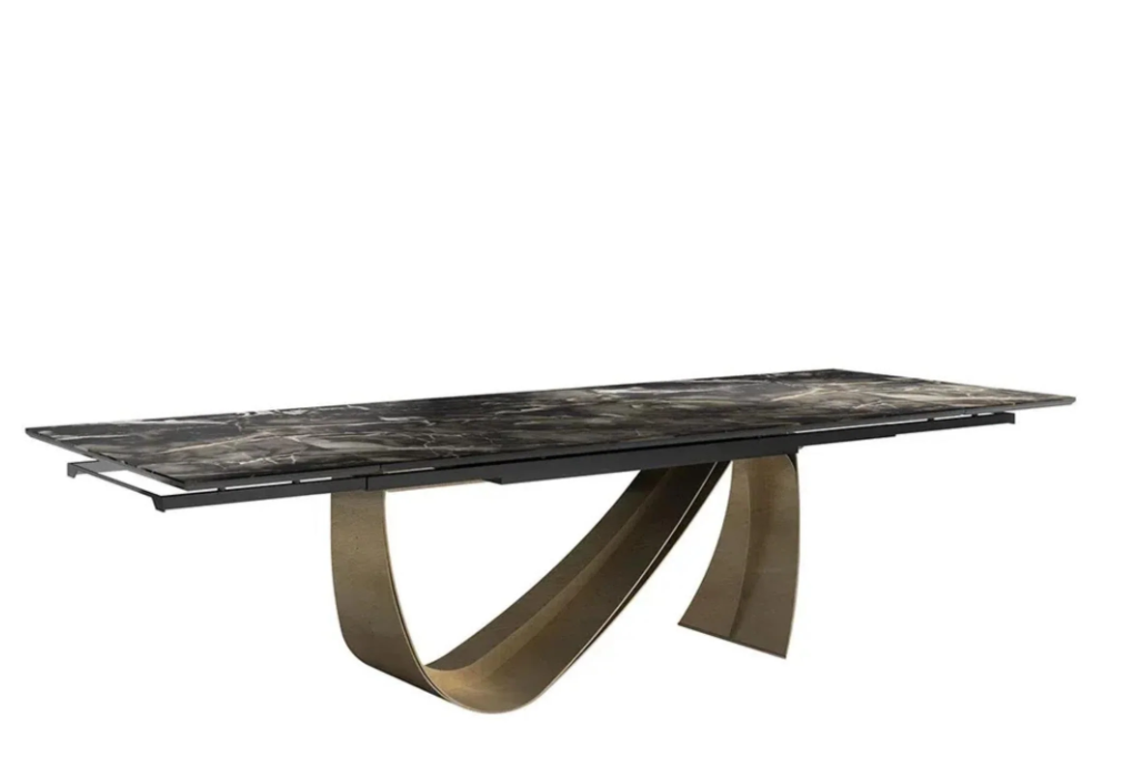 New Design Dining Room Table Modern Luxury Extendable Marble Dining Table Sintered Stone For Dining Room