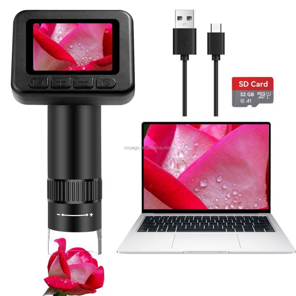 50X-1000X Portable Digital Microscope with 2