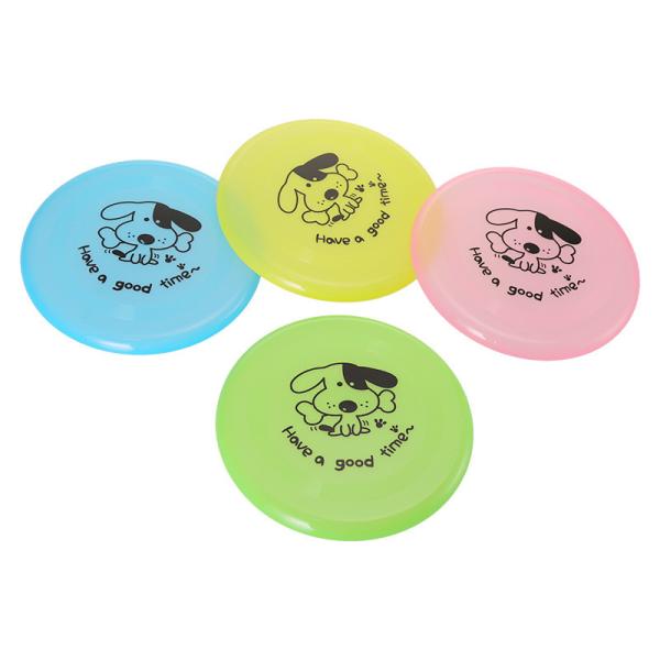 Dog Pet Plastic Frisbee- Lightweight & Waterproof Plastic - Aerodynamically Designed Fast Outdoor Foldable Toy