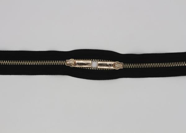 Customized Metal Zipper By The Yard , 20 Inch Open End 2 Way Jacket Zippers