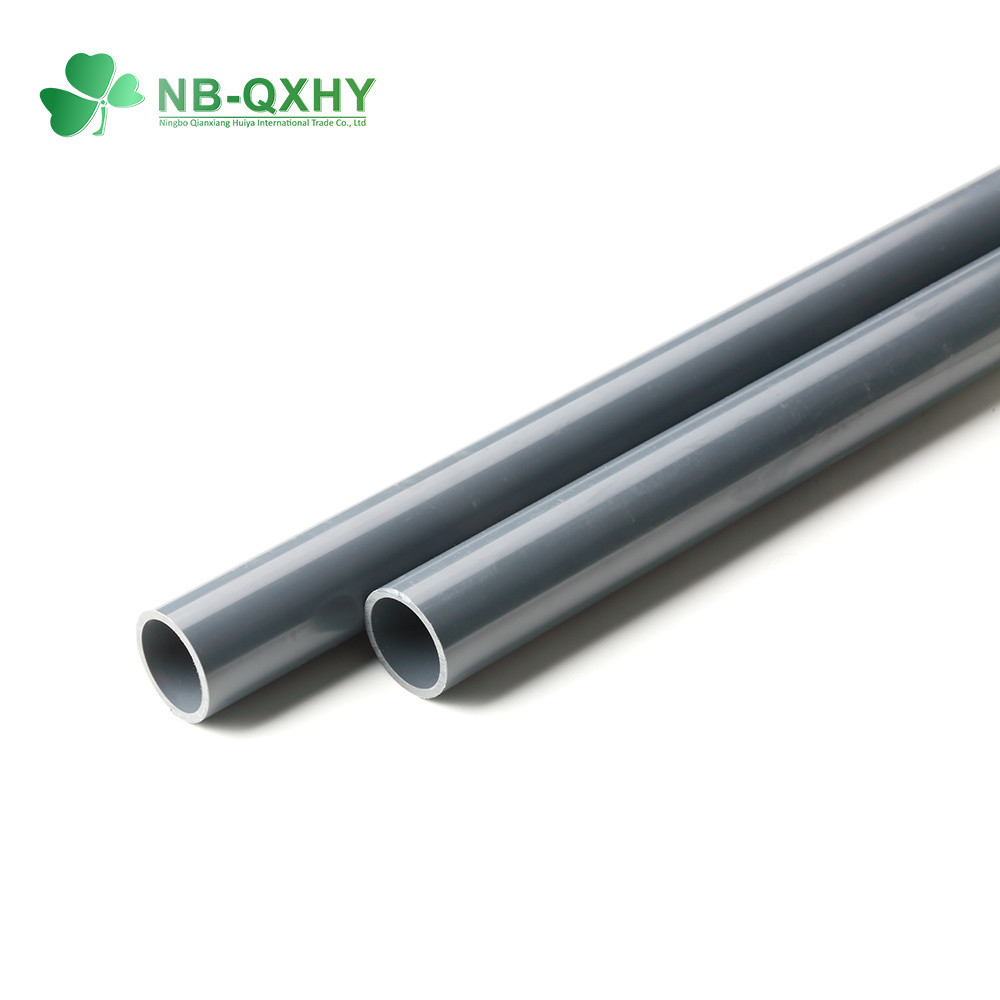 Круглоугольная серая труба из ПВХ для водоснабжения DIN Standard Pn10 Pn16