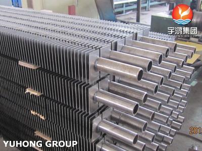 Hygienic Refrigerator Economizer Steam Radiant Fin Tube Stainless Steel