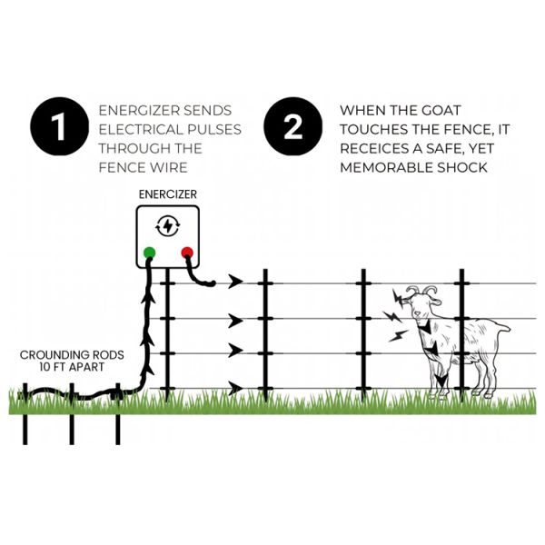 Eco Friendly Rectangle Electric Security Fence Residential Corrosion Proof