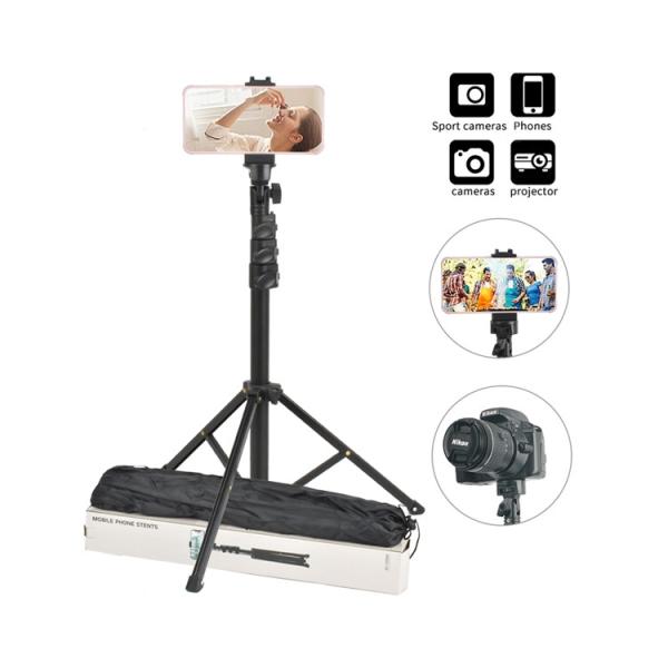 2kgs Load Tripod Selfie Stick 1.3m Adjustable For Mobile Phone