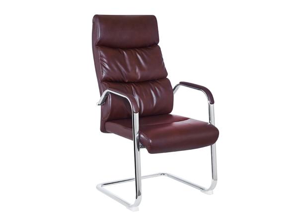 112cm Leather Office Chair No Wheels