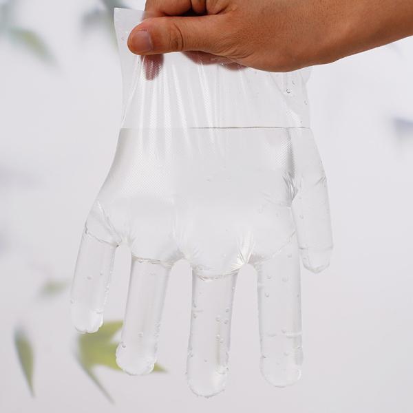 Transparent PE Plastic Disposable Household Catering Gloves for Thick Winter Cleaning