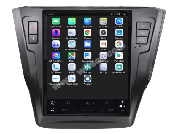 9.7 Screen Tesla Vertical Android Screen For VW Volkswagen Passat 2016-2017 Car Multimedia Stereo