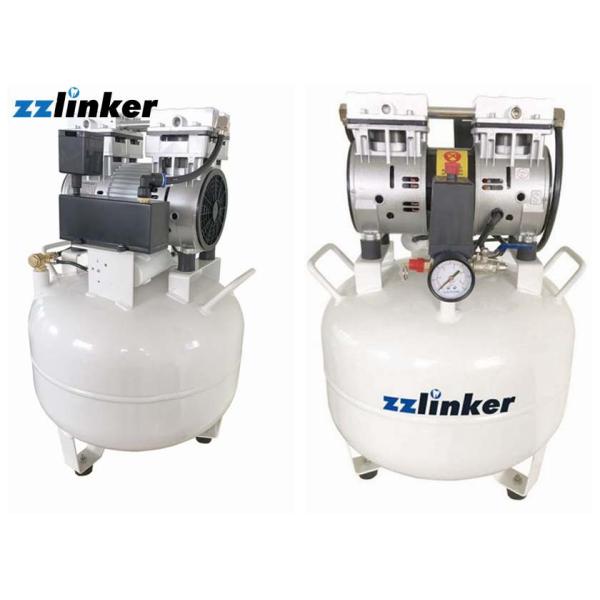 Oil Free Dental Air Compressor , Electric Oilless Air Compressor 2 Dental Chair Unit Support