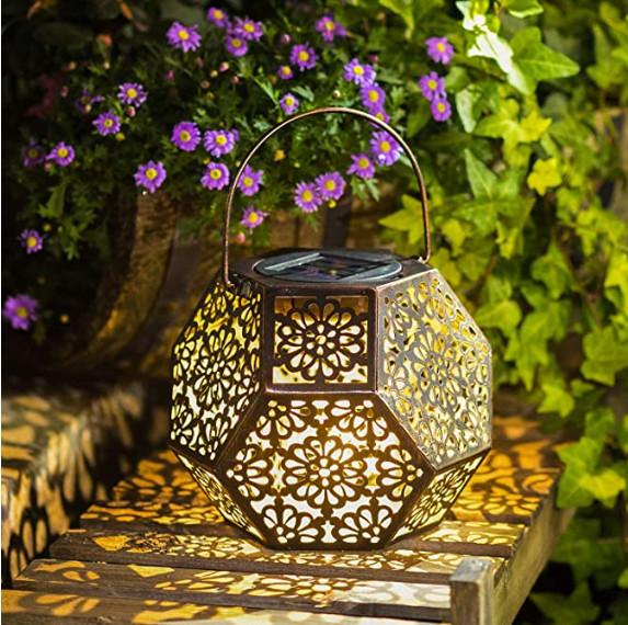 Metal Waterproof 7 Lumens 0.16W Outdoor Tabletop Solar Lights