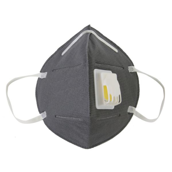 Construction FFP2 Respirator Mask Anti Virus One Way Valves No Contra - Flow