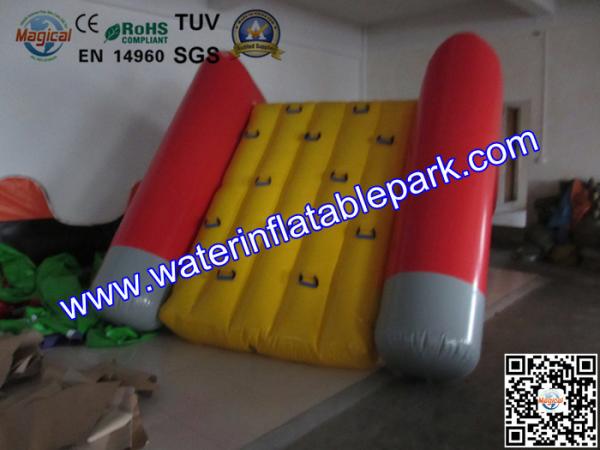 Kids Play Water Park Toy Inflatable Floating Climbing Slide For Water Pool