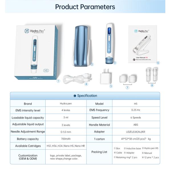 Совсем новая Hydra.Pen H5 Микроигловой аппликатор сыворотки