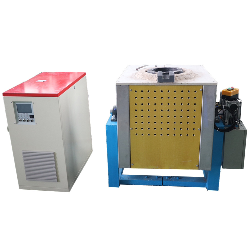 120KW 100KGS Среднечастотная индукционная плавка золота