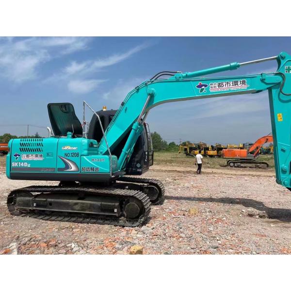 14 Ton Kobelco SK140LC Excavator Used Excavator 2022 Year Original Hydraulic Cylinder